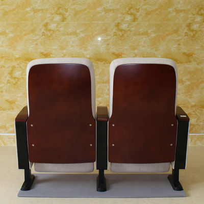 De opvouwbare 2 Seater Hardheid van Bioskoophall chairs anti electrostatic medium