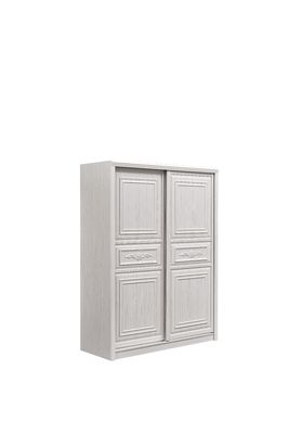 De multifunctionele Dubbele Deur Witte Houten Garderobe met Laden maakte Praktisch dik