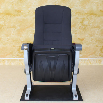 Hoge zwarte - de Bioskoop Hall Chairs Adjustable Moistureproof Antistatic van het dichtheidstheater