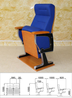 Anti Elektrostatische Bioscoop Seat, Verwijderbare Vouwende Auditoriumstoelen