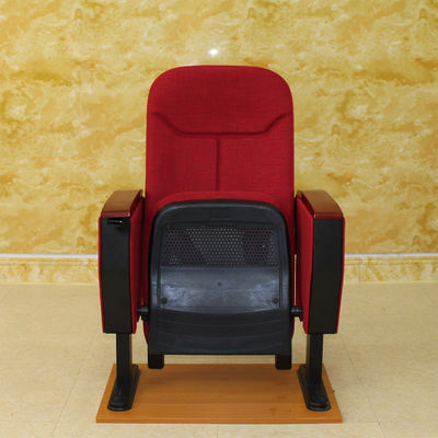 Vouwbaar Stapelbaar Rood Bioskoophall chairs with high density Gevormd Schuim