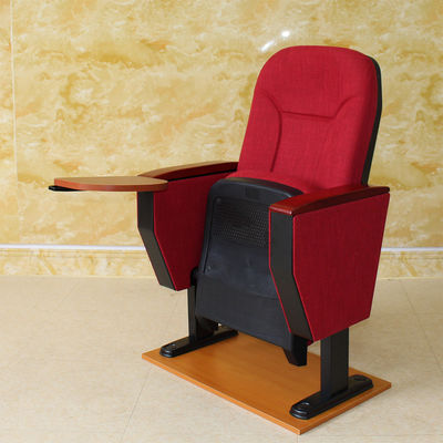 Rode Duurzame Vuurvast van Hall Chairs Adjustable ISO9001 van de Bioscoopbioskoop
