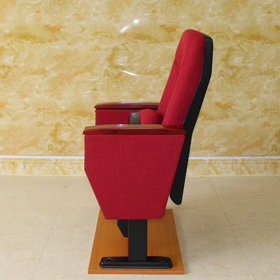 Rode Duurzame Vuurvast van Hall Chairs Adjustable ISO9001 van de Bioscoopbioskoop