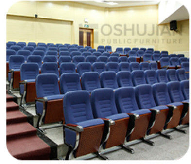 De opvouwbare 2 Seater Hardheid van Bioskoophall chairs anti electrostatic medium