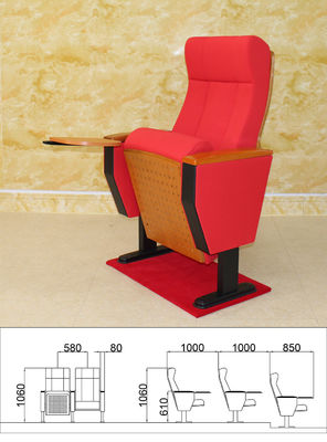 Dichtheid van Hall Chairs Folding Moistureproof High van de Hypoallergeen de Wasbare Bioskoop